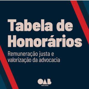 Tabela de Honorários advocatícios